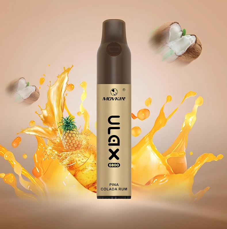 RandM Movkin Ulax 6800 (keramische spoel) - Pina Colada-rum | Oplaadbaar Wegwerpvape-pod-apparaat: De Revolutie in Duurzaam Genot