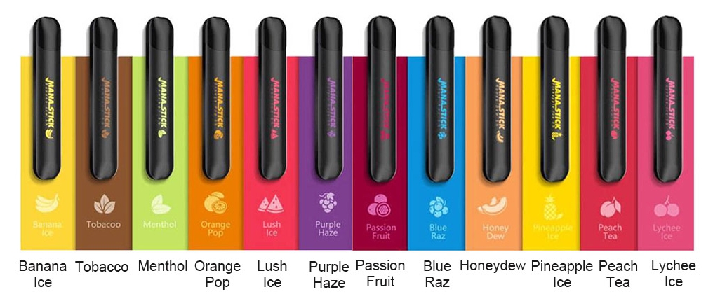 Lost Vape Mana Stick 300 Wegwerp E-sigaret - Ananas IJs: Een Tropisch Genot in een Compact Formaat