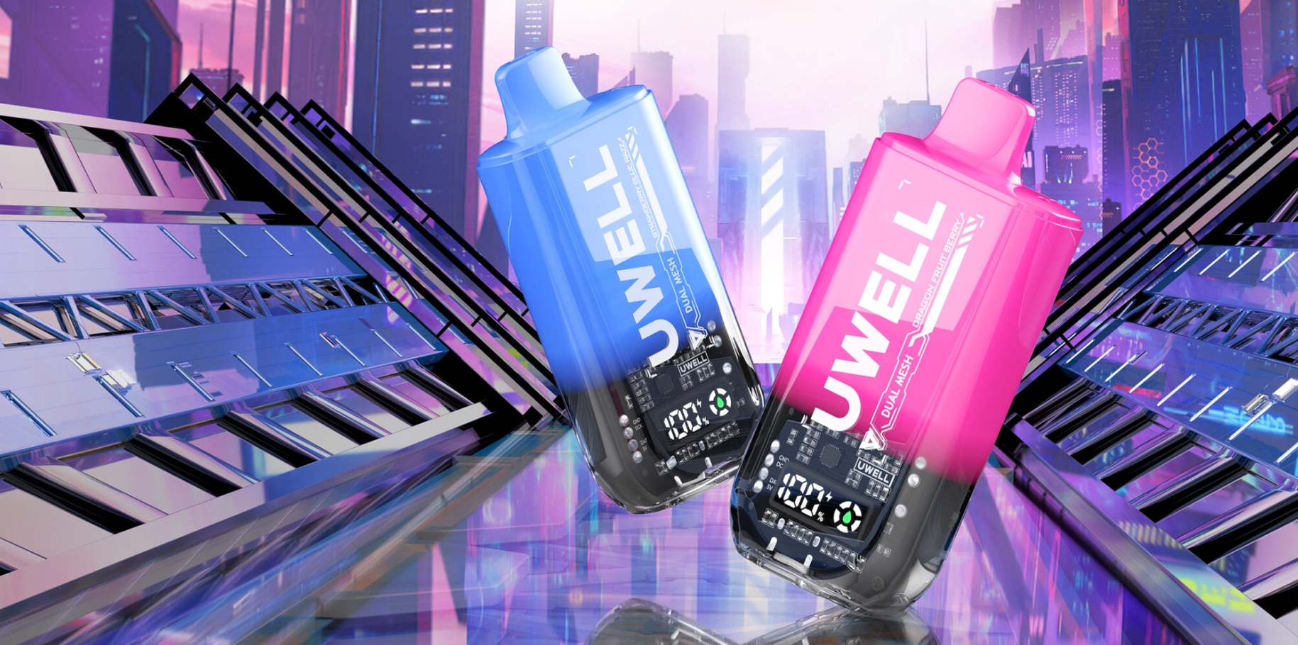 UWELL MIRAGE BM15000 Wegwerp Damp - Frisse Munt: Een Frisse Revolutie in Wegwerp Vapes