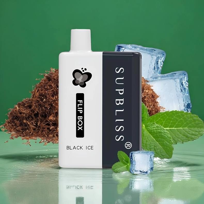 Fumot Supbliss Flip Box 6000 Vape-Kit - Zwart IJs: Een Meesterwerk voor de Modale Damp-Liefhebber