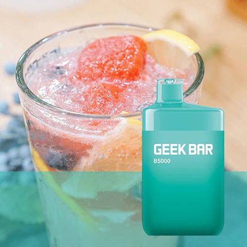 De Ultieme Vape Companion voor Amsterdamse Avonturen: Geek Bar B5000 5000 Puffs Vape - Blauwe Razz-Limonade
