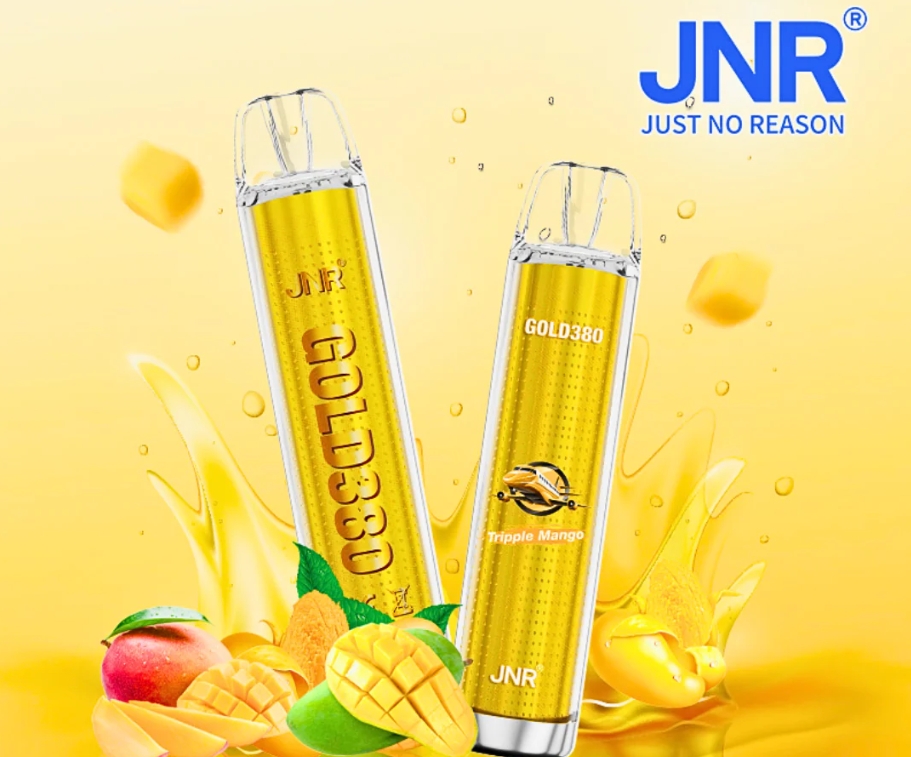 JNR GOLD380 6000 Puffs Vape - drievoudige mango: de perfecte combinatie van smaak en comfort