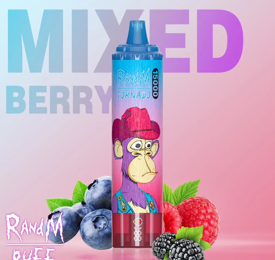 Fumot RandM Tornado 15000 Puffs Vape - gemengde bes: Je Ultieme Draagbare Vaping-ervaring