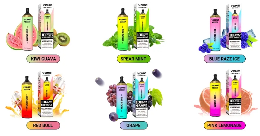 Fumot Vome Big Boom 10000 Puffs Vape - druif: De Perfecte Combinatie van Kwaliteit en Smak