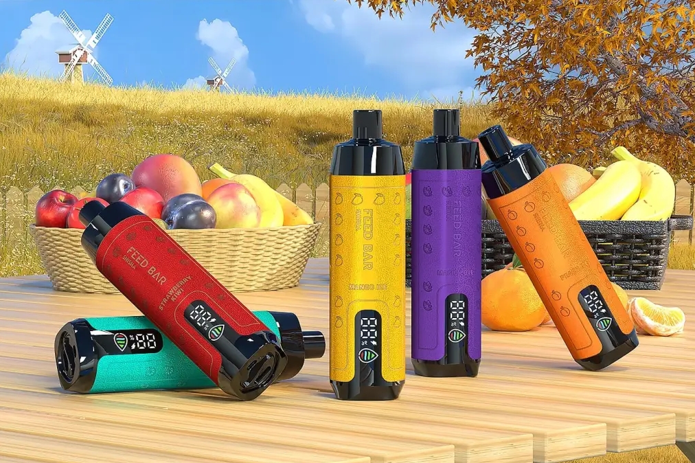 VapSolo Feed Bar Shisha 15000 Puffs Vape - Citroen Perzik: De Frisse Revolutie in het Nederlandse Vapen