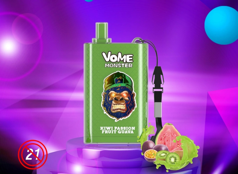 RandM Vome Monster 10000 Puffs Vape - Kiwi Passievrucht Guave: Een Tropische Sensatie voor Nederland in 2025