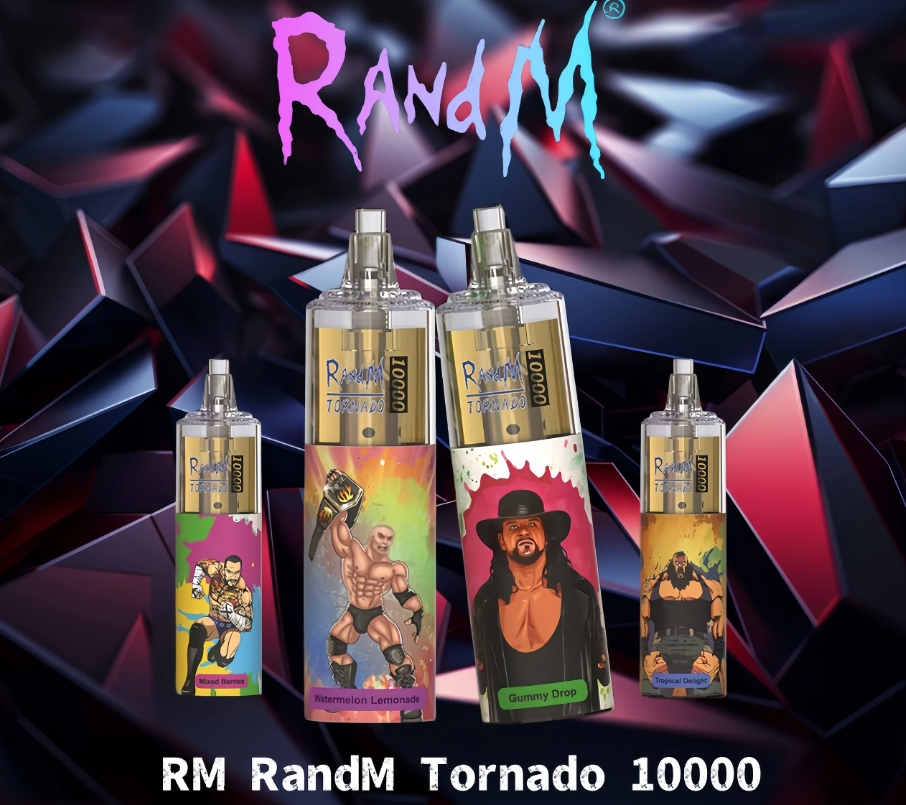 RandM Tornado 10000 Puffs: Frambozen-Perzik-IJs, De Ultieme Zomerse Genieter Ontketend!