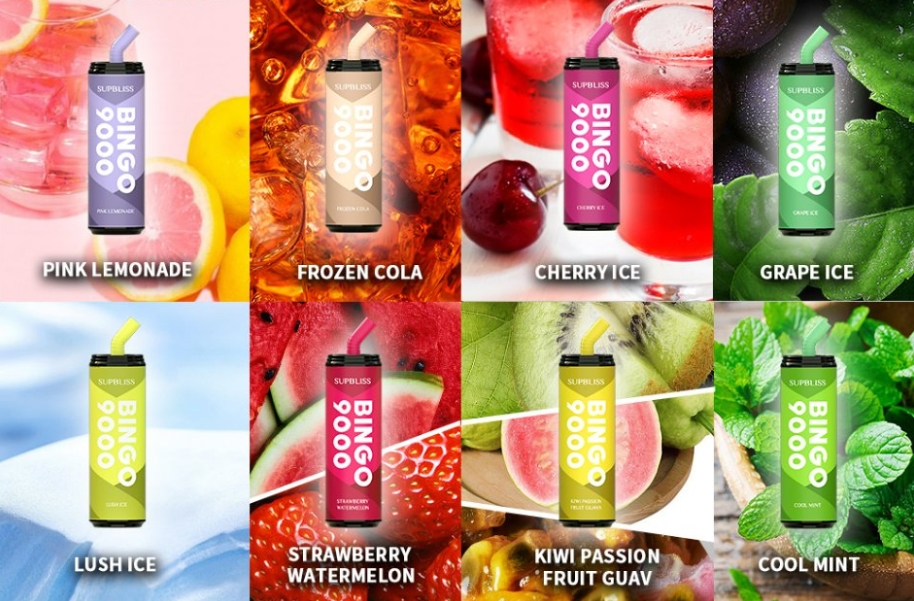 Fumot Supbliss Bingo 9000 Puffs Vape - Kersen Ijs: De Nieuwe Ster van de Nederlandse Vape Scene
