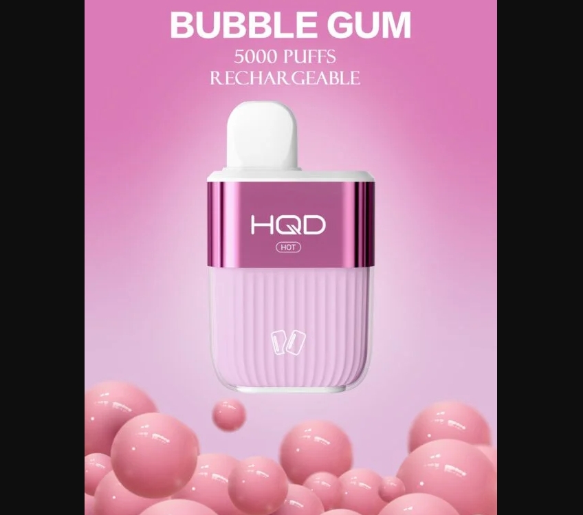 HQD HOT 5000 Puffs Vape - kauwgom: De Perfecte Balans Tussen Innovatie en Genot in de Belgische Vapemarkt