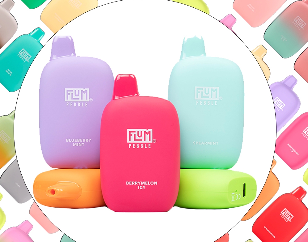 FLUM PEBBLE 6000 Puffs Vape - bessenmeloen ijskoud: Een Topkeuze voor Nederlandse Vapers